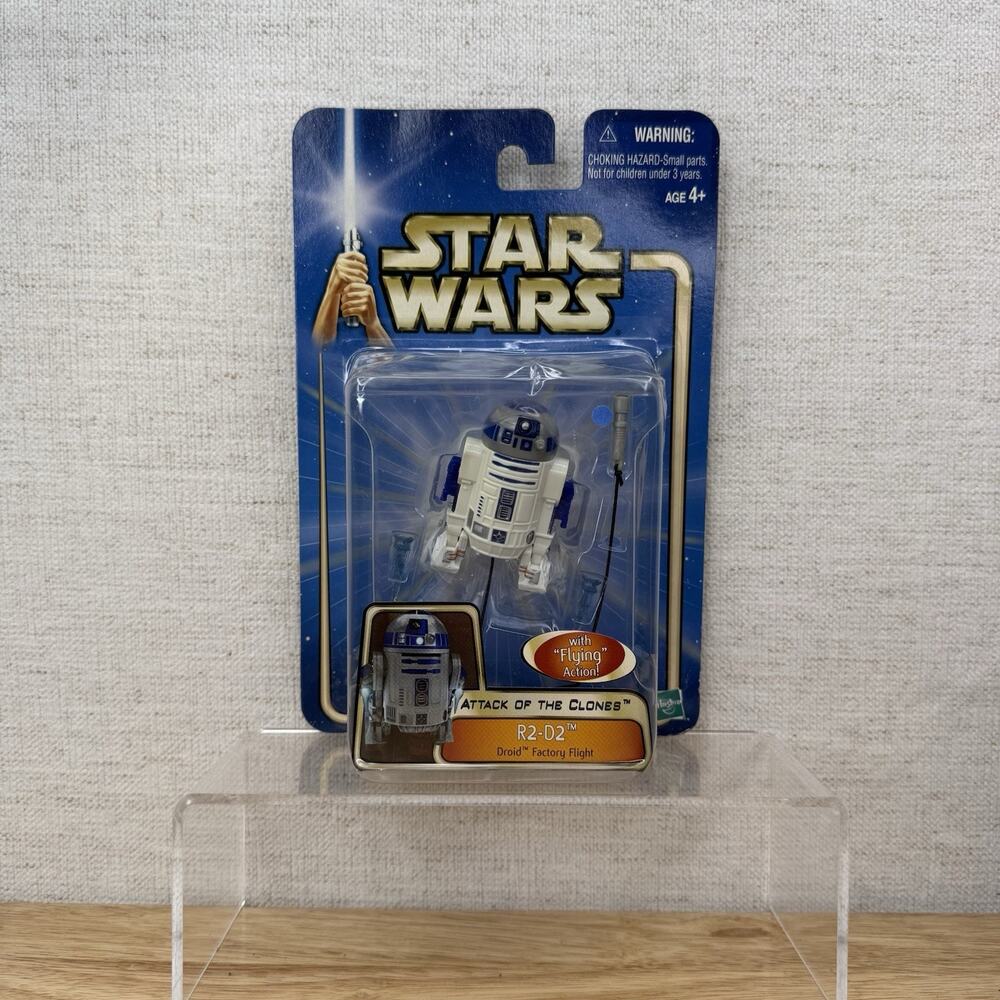 Star Wars Attack of the Clones: R2-D2 Droid Factory Flight Action Figure 2002